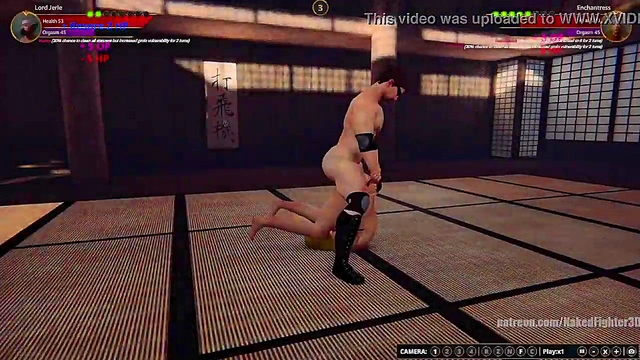 Lord Jerle VS Enchantress (Naked Fighter 3D)