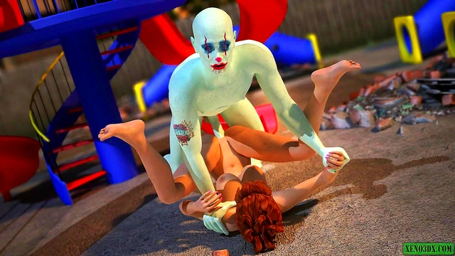 Joker the Clown Fucker. 3D Sex Horror