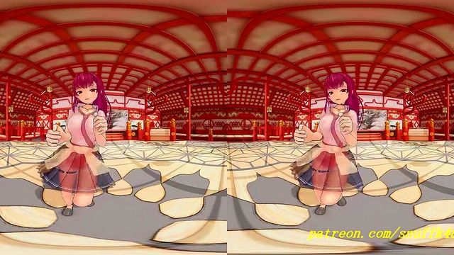 vr180 mmd marine dance 3d hololive