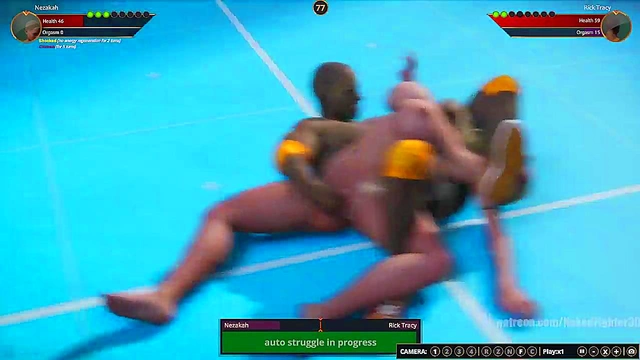 Nezakah VS Rick Tracy (Naked Fighter 3D)