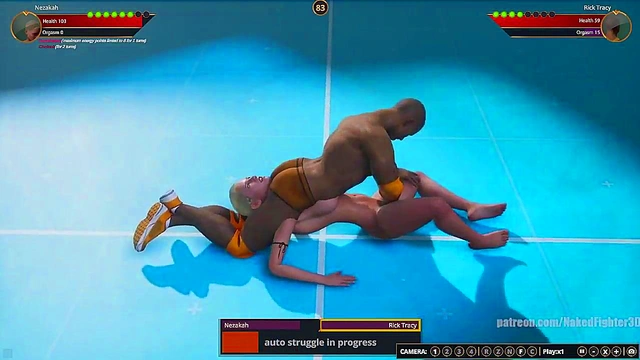 Nezakah VS Rick Tracy (Naked Fighter 3D)