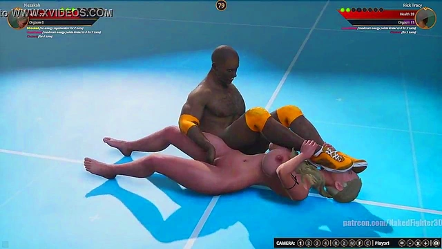 Nezakah VS Rick Tracy (Naked Fighter 3D)