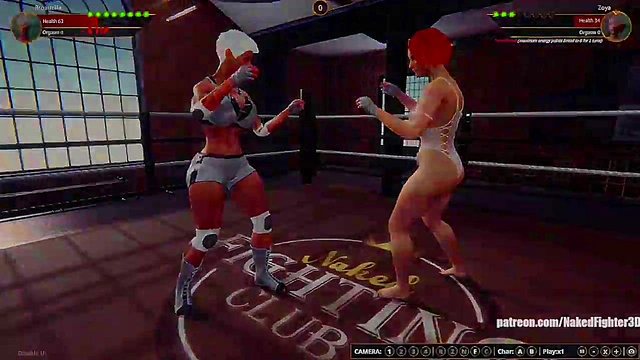 Broadzilla VS Zoya (Naked Fighter 3D)