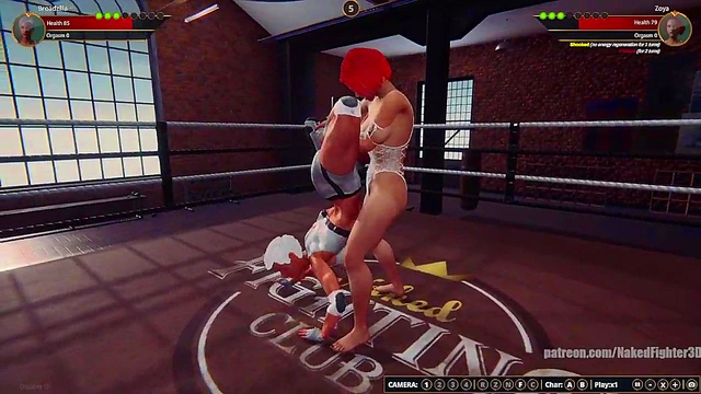 Broadzilla VS Zoya (Naked Fighter 3D)