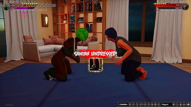 Lacey Punk VS Saniah (Naked Fighter 3D)