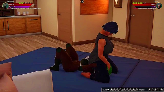 Lacey Punk VS Saniah (Naked Fighter 3D)