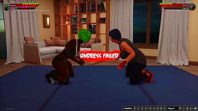 Lacey Punk VS Saniah (Naked Fighter 3D)