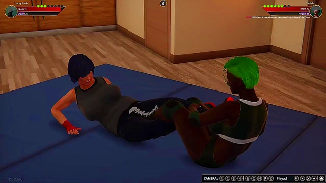 Lacey Punk VS Saniah (Naked Fighter 3D)