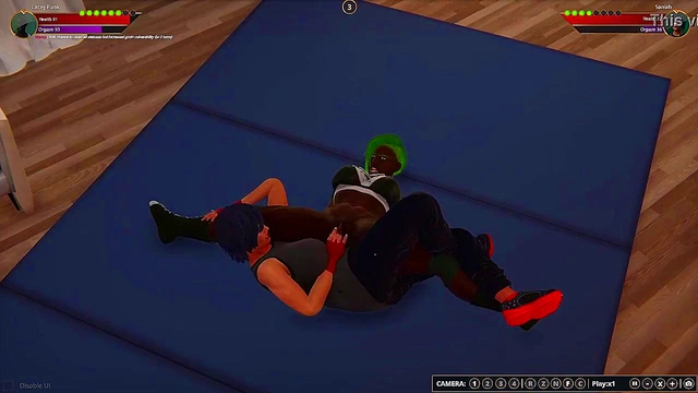 Lacey Punk VS Saniah (Naked Fighter 3D)