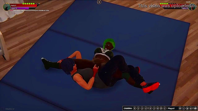 Lacey Punk VS Saniah (Naked Fighter 3D)