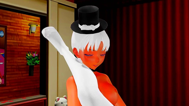 Wrapped In Lesbian Pride (Yuri Bondage Sex) - 3D MMD