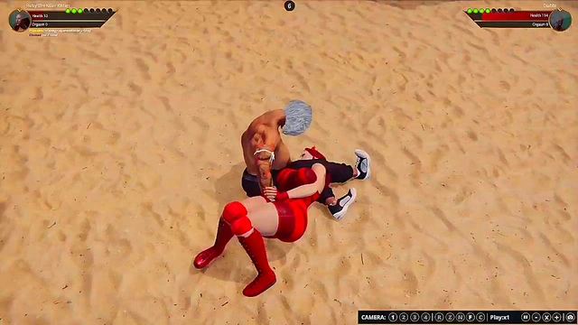 Ruby The K Kitten VS Diabla (Naked Fighter 3D)