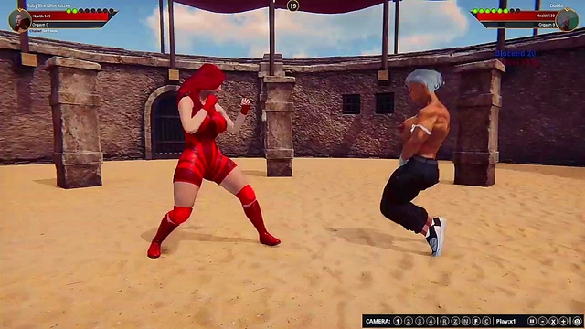 Ruby The K Kitten VS Diabla (Naked Fighter 3D)