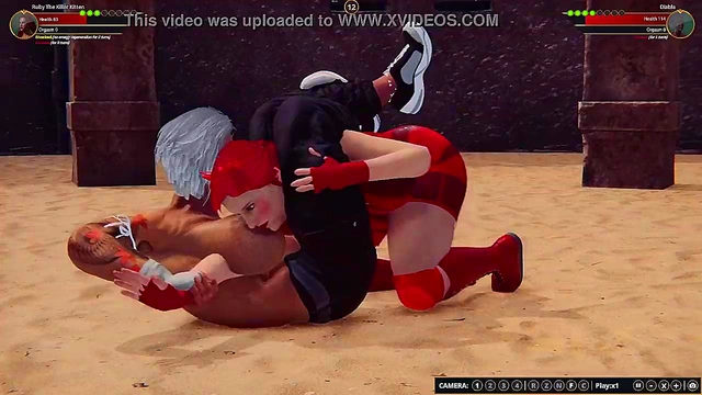 Ruby The K Kitten VS Diabla (Naked Fighter 3D)