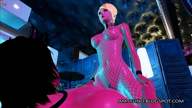 Tight 3D Young Blonde In A Fish Net Rides And Takes Anal!