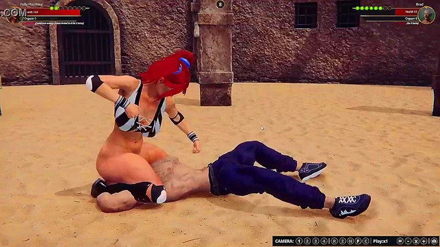 Polly Plaything VS Brad (Naked Fighter 3D)