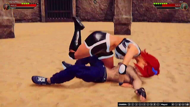 Polly Plaything VS Brad (Naked Fighter 3D)
