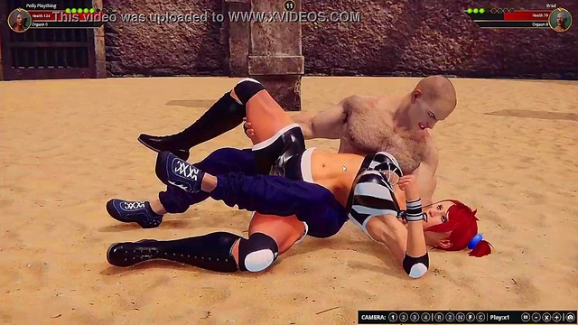 Polly Plaything VS Brad (Naked Fighter 3D)