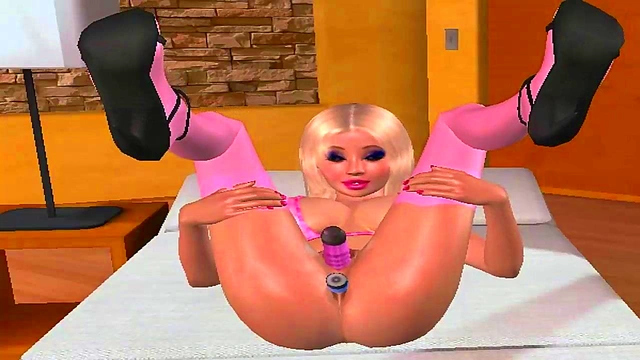 3D Hillary Scott blonde fuck wibr ass to pussy orgasm