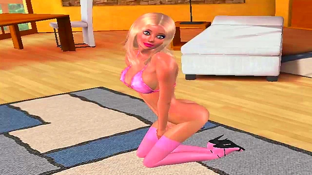 3D Hillary Scott blonde fuck wibr ass to pussy orgasm