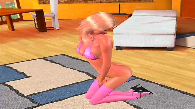 3D Hillary Scott blonde fuck wibr ass to pussy orgasm