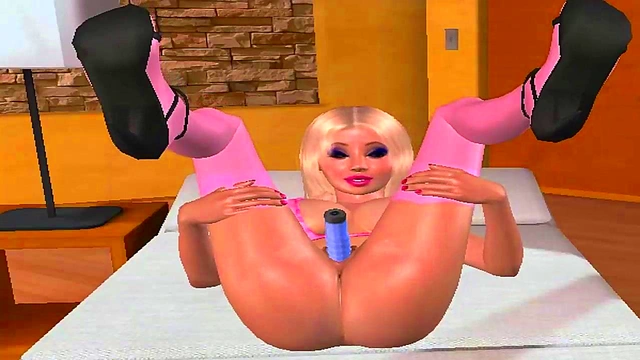 3D Hillary Scott blonde fuck wibr ass to pussy orgasm