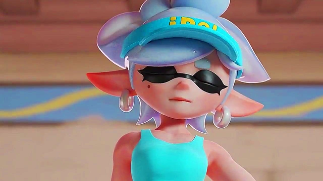 Two cute eat and ride cock 3D sex