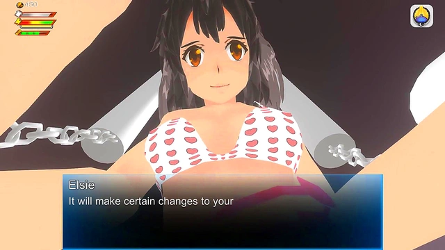 Femdom University 3D Game - Nerdy girl hardcore pegging