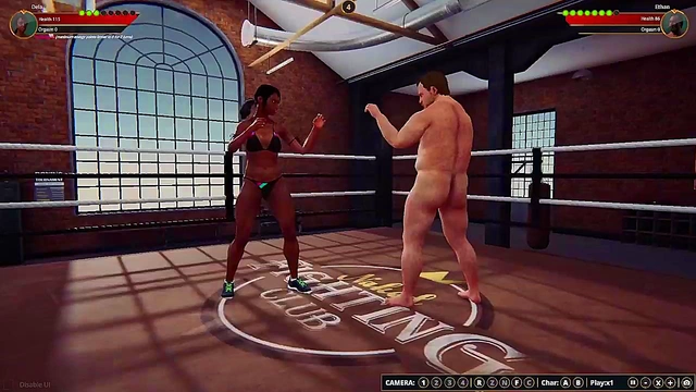 Ethan vs. Dela II (Naked Fighter 3D)
