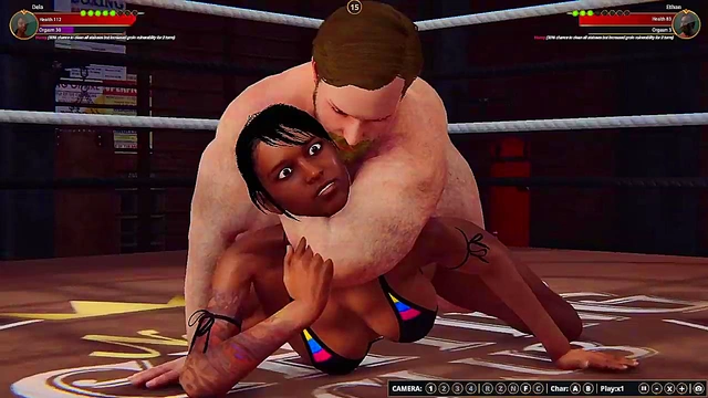 Ethan vs. Dela II (Naked Fighter 3D)