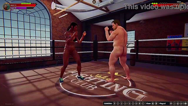 Ethan vs. Dela II (Naked Fighter 3D)