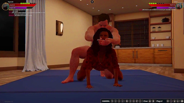 Teyonah vs. Ethan (Naked Fighter 3D)