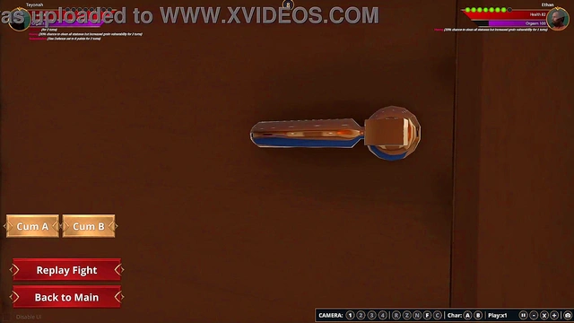 Teyonah vs. Ethan (Naked Fighter 3D)