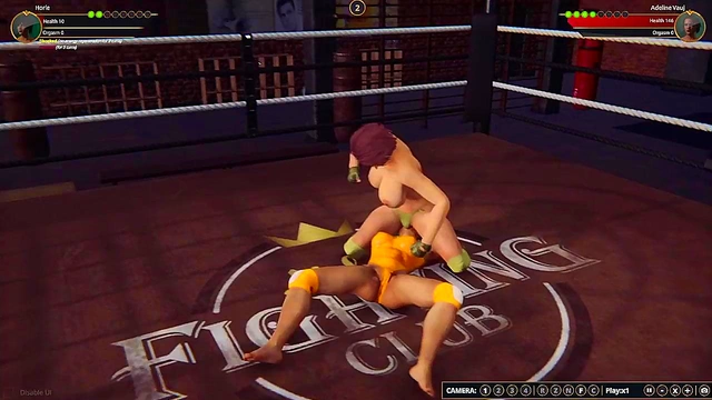 Horie VS Adeline (Naked Fighter 3D)