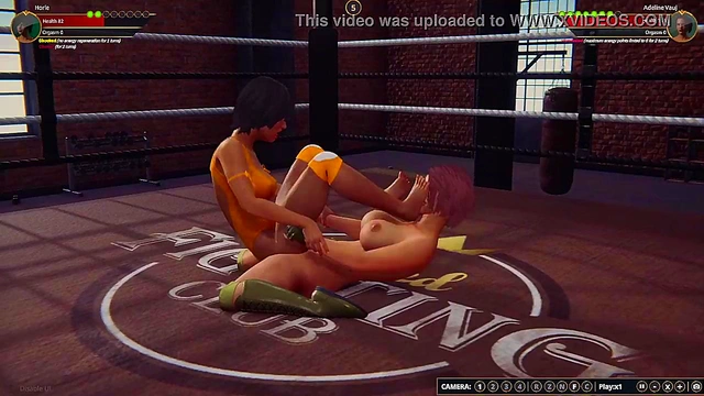 Horie VS Adeline (Naked Fighter 3D)