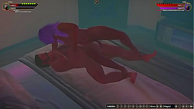 Ethan vs Felicia (Naked Fighter 3D)