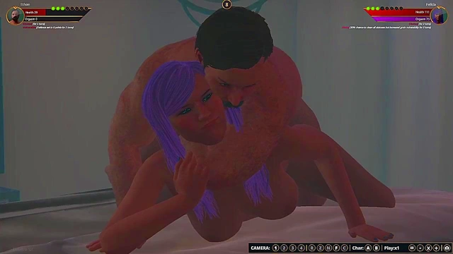 Ethan vs Felicia (Naked Fighter 3D)