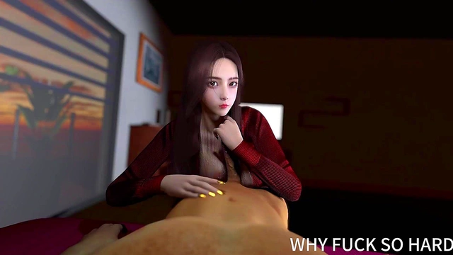 3D big boobs Asian babe cheating with big dick