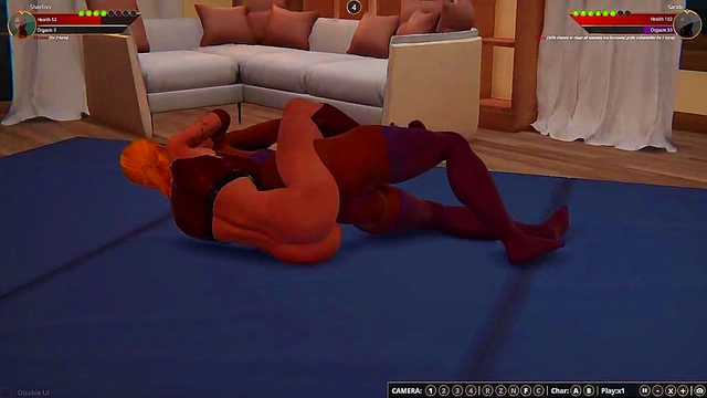 Sherlinn vs. Sarah (Naked Fighter 3D)