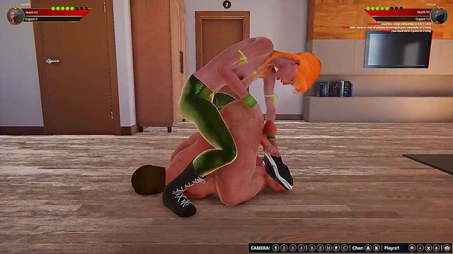 Ethan vs. Judith (Naked Fighter 3D)