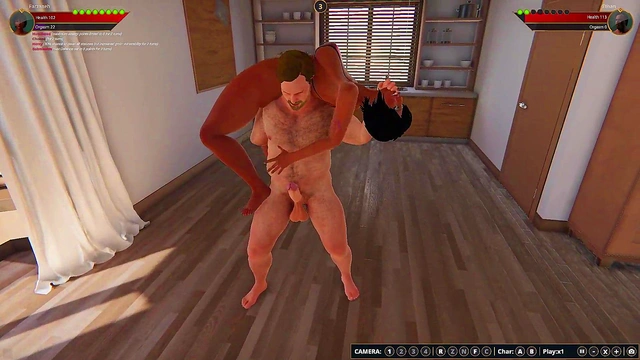 Ethan vs Farzaneh (Naked Fighter 3D)