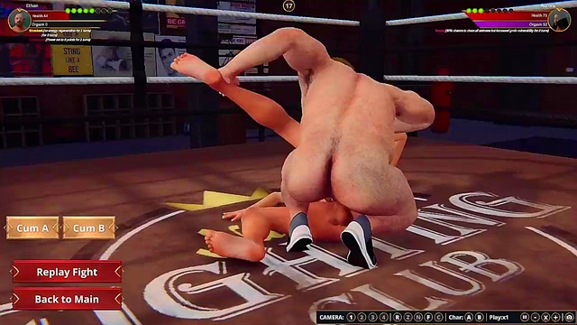 Ethan vs Aurora II (Naked Fighter 3D)
