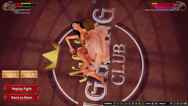 Ethan vs Aurora II (Naked Fighter 3D)