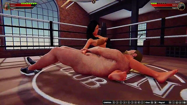 Ethan vs Aurora II (Naked Fighter 3D)