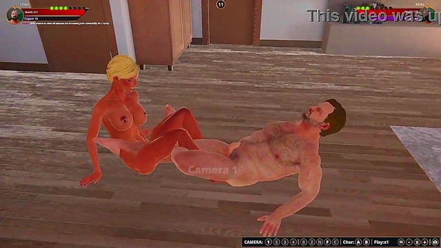 Ethan vs Katey (Naked Fighter 3D)