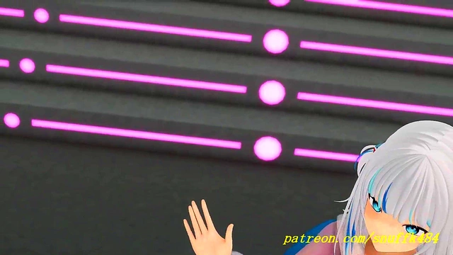no VR mmd Gura dance 3d hololive