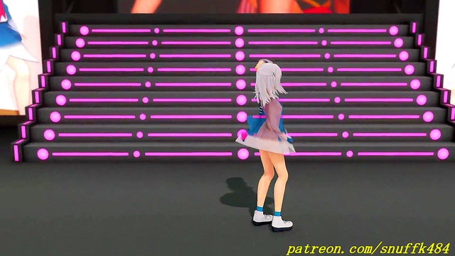 no VR mmd Gura dance 3d hololive