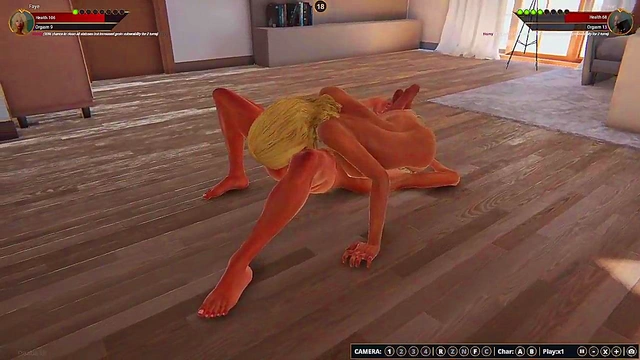 Heather vs Faye (Naked Fighter 3D)