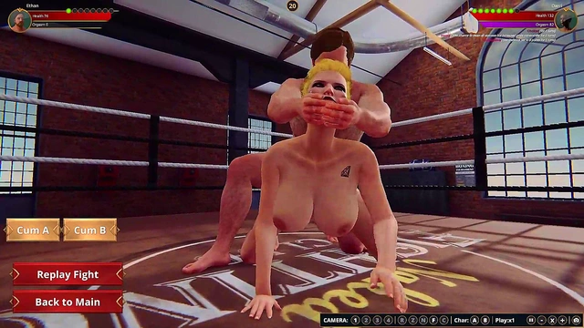 Ethan vs. Darci (Naked Fighter 3D)
