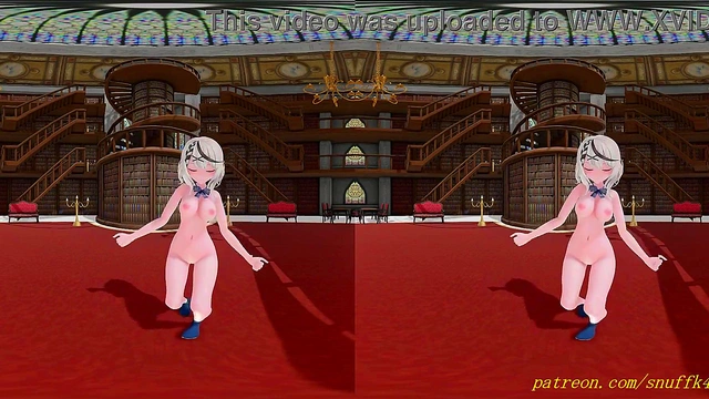 VR180 skmtcle/[A]ddiction dance nude 3d mmd
